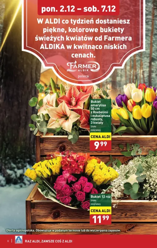 Aldi - gazetka promocyjna Farmer Aldik poleca! od poniedziałku 02.12 do soboty 07.12 - strona 8