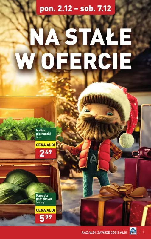 Aldi - gazetka promocyjna Farmer Aldik poleca! od poniedziałku 02.12 do soboty 07.12 - strona 7