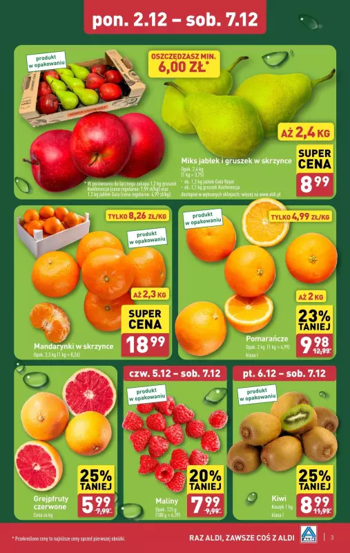 Aldi - gazetka promocyjna Pełny katalog! od poniedziałku 02.12 do soboty 07.12 - strona 3