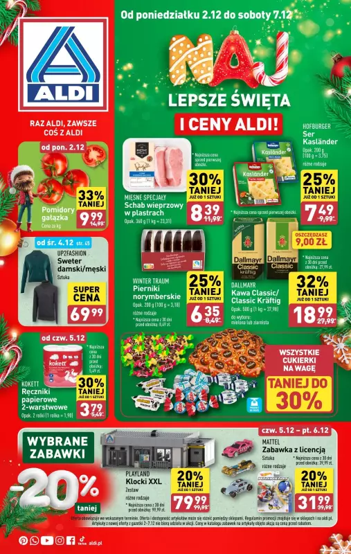 Aldi - gazetka promocyjna Pełny katalog! od poniedziałku 02.12 do soboty 07.12