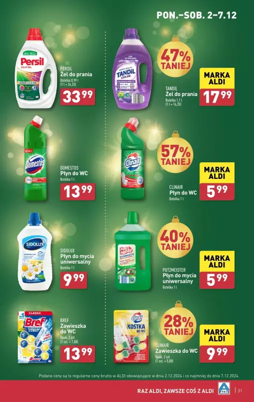 Aldi - gazetka promocyjna Pełny katalog! od poniedziałku 02.12 do soboty 07.12 - strona 31