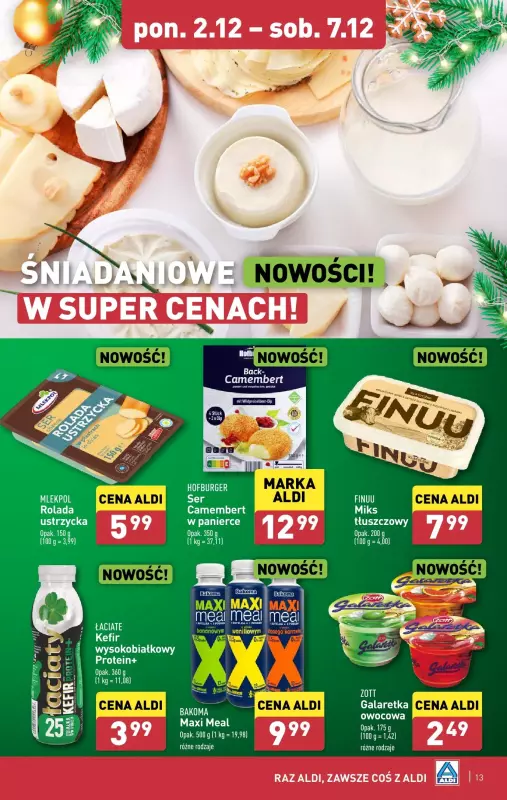 Aldi - gazetka promocyjna Pełny katalog! od poniedziałku 02.12 do soboty 07.12 - strona 13