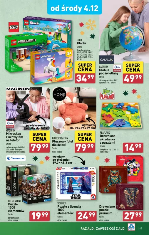 Aldi - gazetka promocyjna Pełny katalog! od poniedziałku 02.12 do soboty 07.12 - strona 43