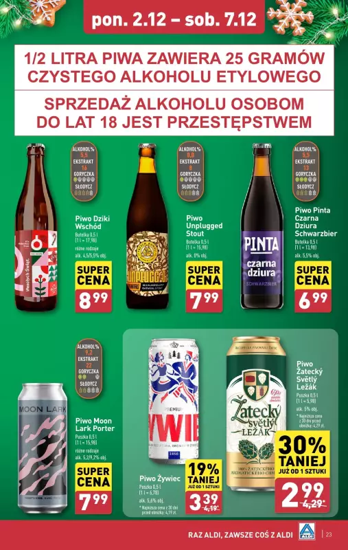 Aldi - gazetka promocyjna Pełny katalog! od poniedziałku 02.12 do soboty 07.12 - strona 23