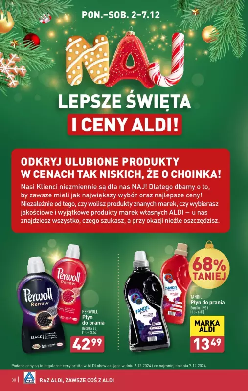 Aldi - gazetka promocyjna Pełny katalog! od poniedziałku 02.12 do soboty 07.12 - strona 30