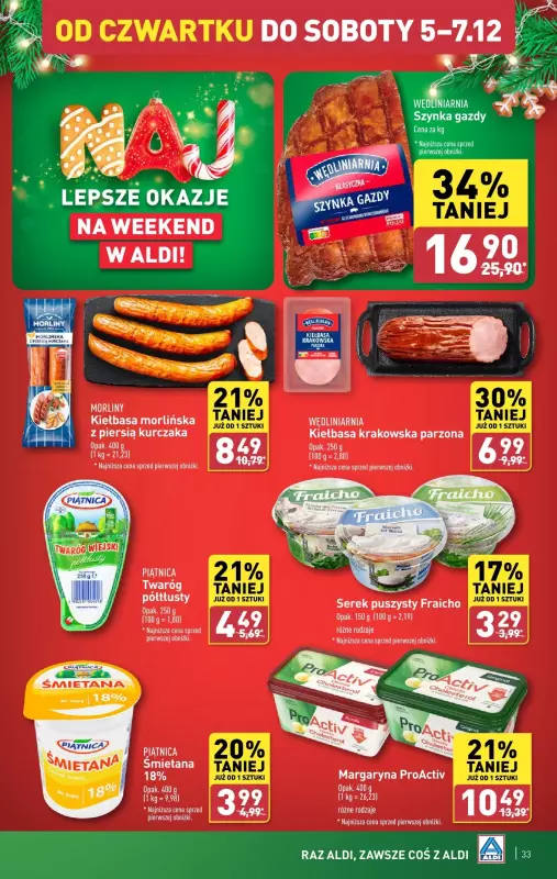 Aldi - gazetka promocyjna Pełny katalog! od poniedziałku 02.12 do soboty 07.12 - strona 33