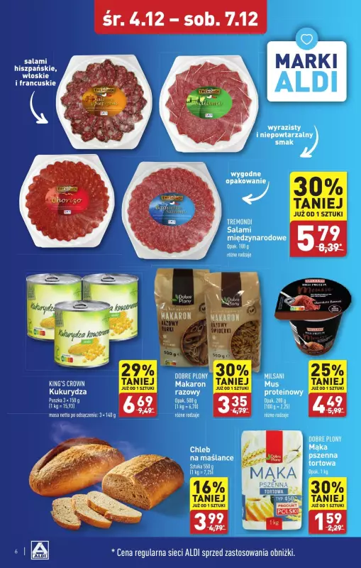 Aldi - gazetka promocyjna ZIELONA GÓRA : WIELKIE OTWARCIE już w środę : 04.12! od środy 04.12 do soboty 07.12 - strona 6