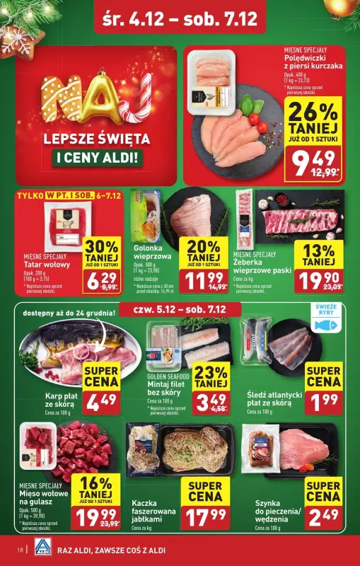 Aldi - gazetka promocyjna ZIELONA GÓRA : WIELKIE OTWARCIE już w środę : 04.12! od środy 04.12 do soboty 07.12 - strona 18