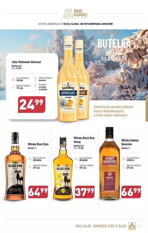 Aldi - gazetka promocyjna Świat alkoholi w Aldi od poniedziałku 02.12 do soboty 04.01 - strona 17