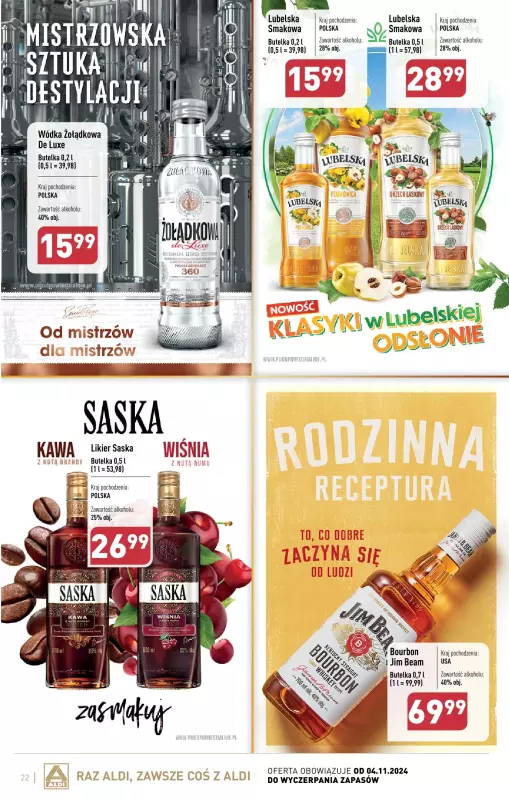 Aldi - gazetka promocyjna Świat alkoholi w Aldi od poniedziałku 02.12 do soboty 04.01 - strona 22