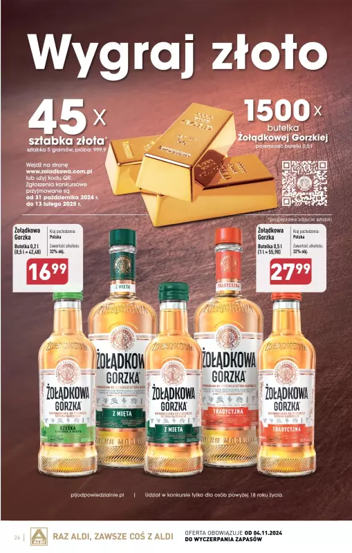 Aldi - gazetka promocyjna Świat alkoholi w Aldi od poniedziałku 02.12 do soboty 04.01 - strona 24