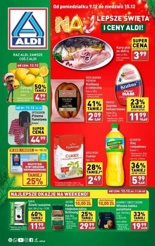 Aldi - gazetka promocyjna Pełny katalog! od poniedziałku 09.12 do niedzieli 15.12