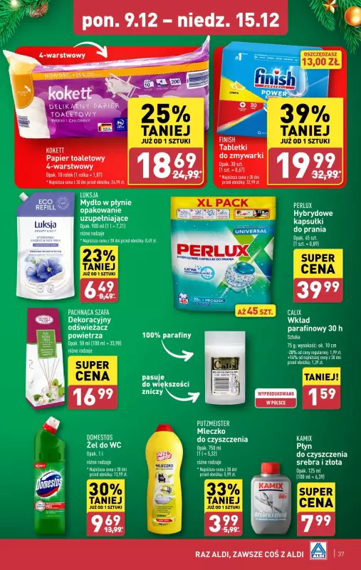 Aldi - gazetka promocyjna Pełny katalog! od poniedziałku 09.12 do niedzieli 15.12 - strona 37