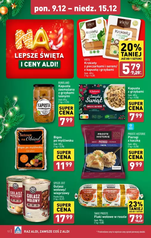 Aldi - gazetka promocyjna Pełny katalog! od poniedziałku 09.12 do niedzieli 15.12 - strona 12