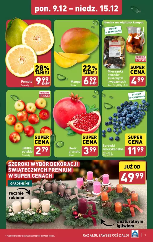 Aldi - gazetka promocyjna Pełny katalog! od poniedziałku 09.12 do niedzieli 15.12 - strona 3