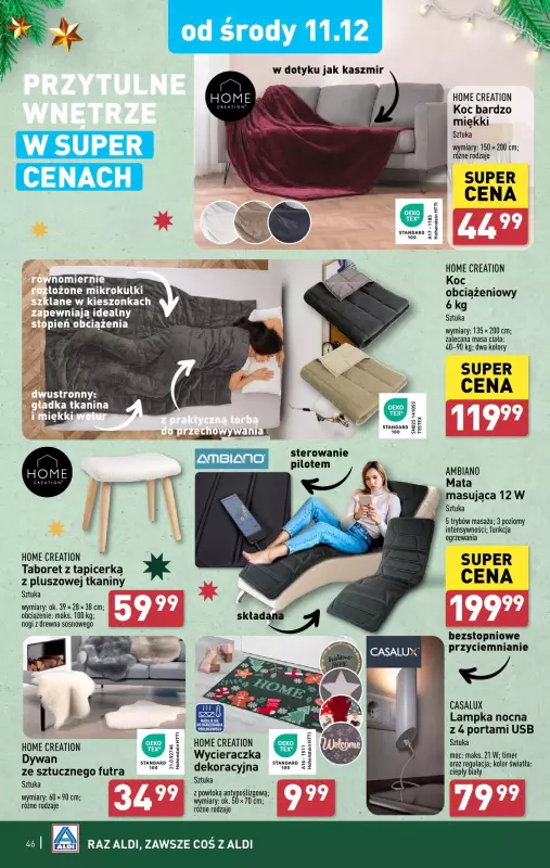 Aldi - gazetka promocyjna Pełny katalog! od poniedziałku 09.12 do niedzieli 15.12 - strona 46