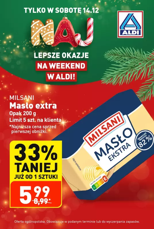 Aldi - gazetka promocyjna Najlepsze okazje na weekend w Aldi!  