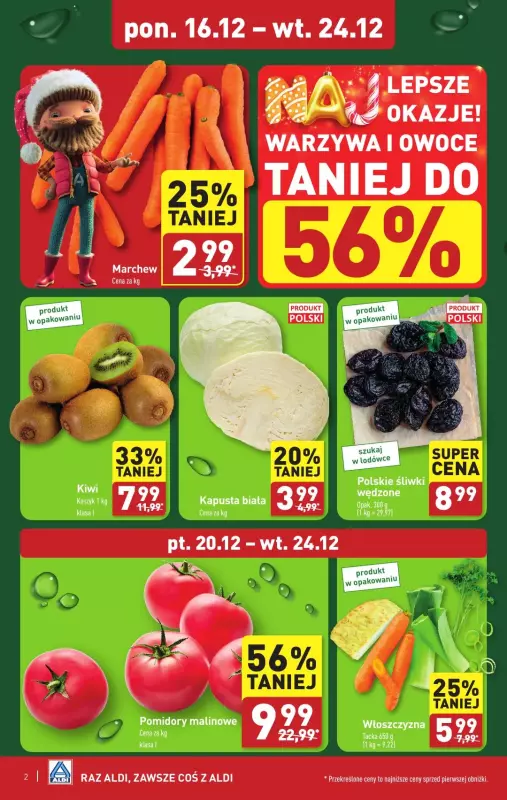 Aldi - gazetka promocyjna Pełny katalog! od poniedziałku 16.12 do wtorku 24.12 - strona 2