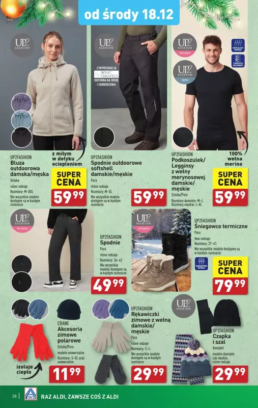 Aldi - gazetka promocyjna Pełny katalog! od poniedziałku 16.12 do wtorku 24.12 - strona 38