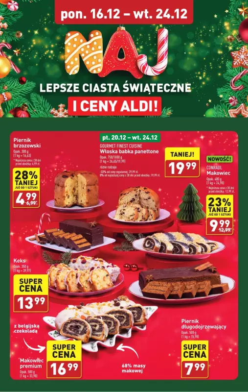 Aldi - gazetka promocyjna Pełny katalog! od poniedziałku 16.12 do wtorku 24.12 - strona 16