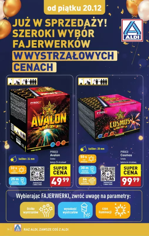 Aldi - gazetka promocyjna Pełny katalog! od poniedziałku 16.12 do wtorku 24.12 - strona 36