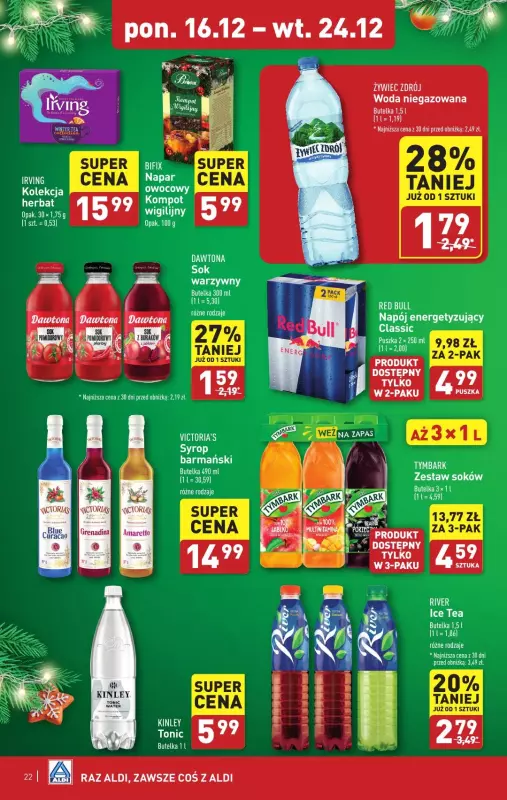 Aldi - gazetka promocyjna Pełny katalog! od poniedziałku 16.12 do wtorku 24.12 - strona 22