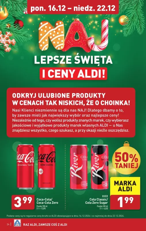 Aldi - gazetka promocyjna Pełny katalog! od poniedziałku 16.12 do wtorku 24.12 - strona 24