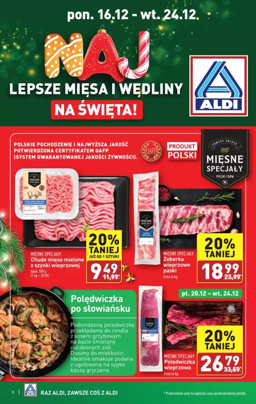 Aldi - gazetka promocyjna Pełny katalog! od poniedziałku 16.12 do wtorku 24.12 - strona 8