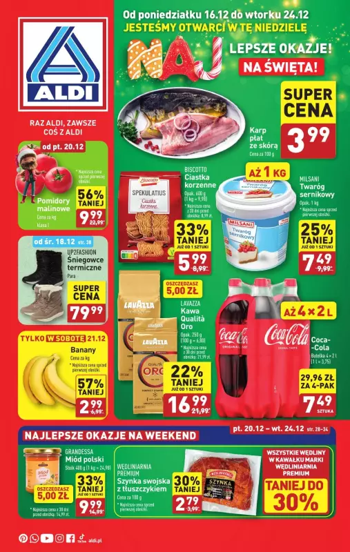 Aldi - gazetka promocyjna Pełny katalog! od poniedziałku 16.12 do wtorku 24.12