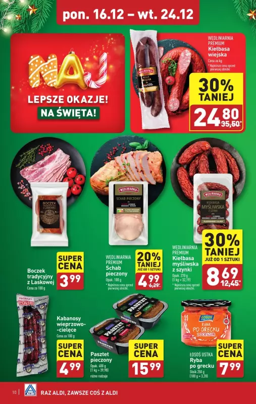 Aldi - gazetka promocyjna Pełny katalog! od poniedziałku 16.12 do wtorku 24.12 - strona 10