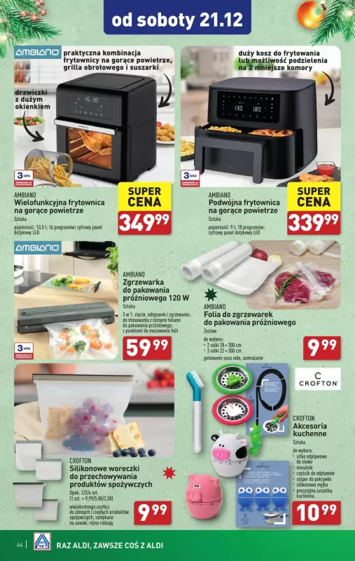 Aldi - gazetka promocyjna Pełny katalog! od poniedziałku 16.12 do wtorku 24.12 - strona 46