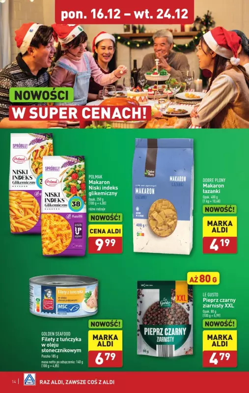 Aldi - gazetka promocyjna Pełny katalog! od poniedziałku 16.12 do wtorku 24.12 - strona 14