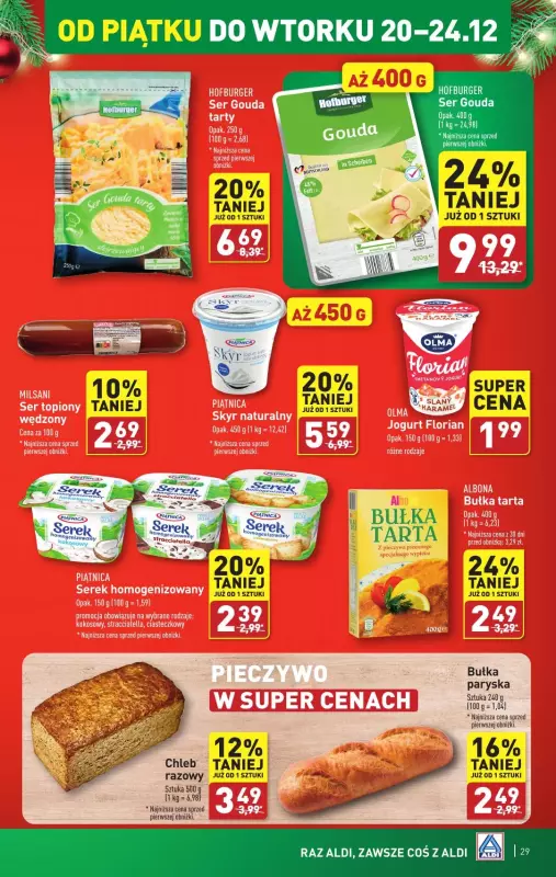 Aldi - gazetka promocyjna Pełny katalog! od poniedziałku 16.12 do wtorku 24.12 - strona 29