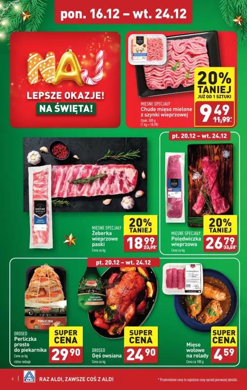 Aldi - gazetka promocyjna Pełny katalog! od poniedziałku 16.12 do wtorku 24.12 - strona 6