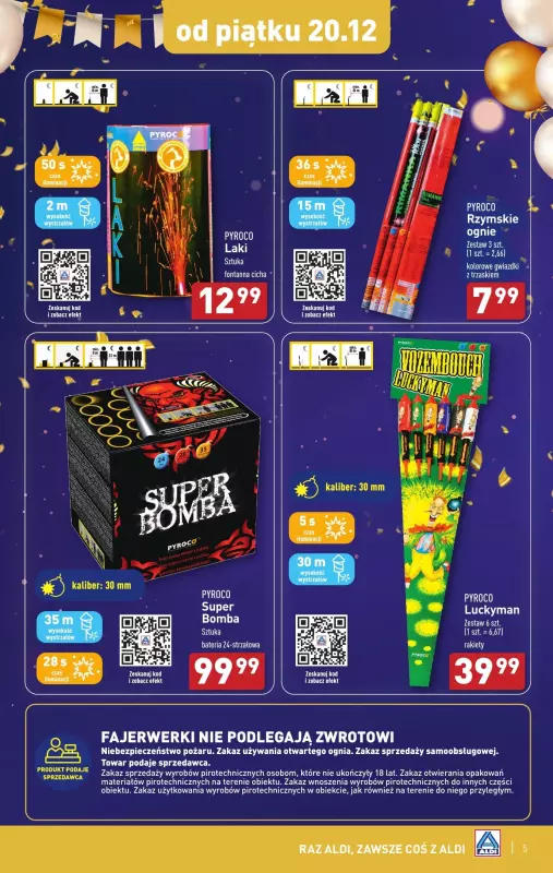 Aldi - gazetka promocyjna Aldi ma to coś! od środy 18.12 do wtorku 24.12 - strona 5