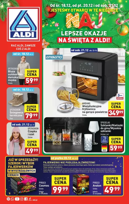 Aldi - gazetka promocyjna Aldi ma to coś! od środy 18.12 do wtorku 24.12