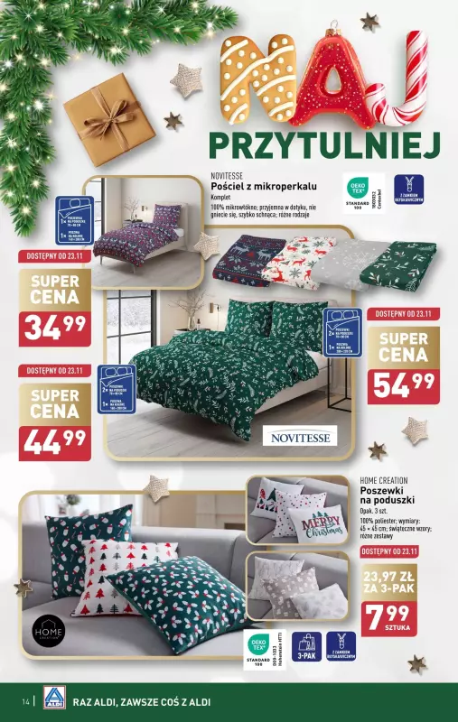 Aldi - gazetka promocyjna Świąteczne prezenty od poniedziałku 16.12 do wtorku 24.12 - strona 16