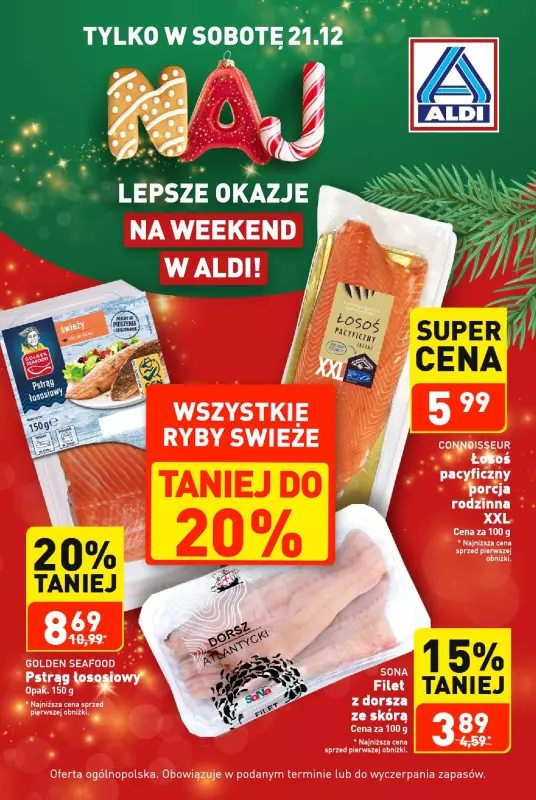 Aldi - gazetka promocyjna Najlepsze okazje na weekend w Aldi! od soboty 21.12 do soboty 21.12 - strona 2