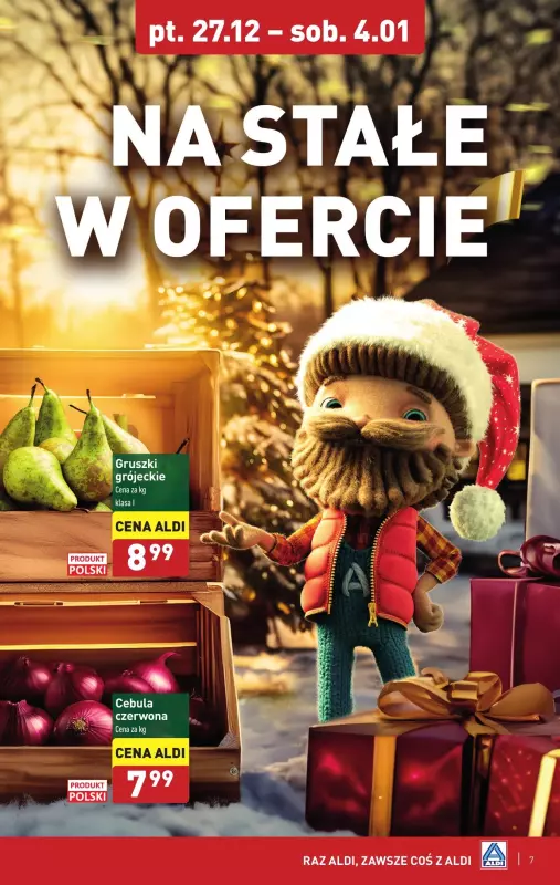 Aldi - gazetka promocyjna Farmer Aldik poleca! od piątku 27.12 do soboty 04.01 - strona 7