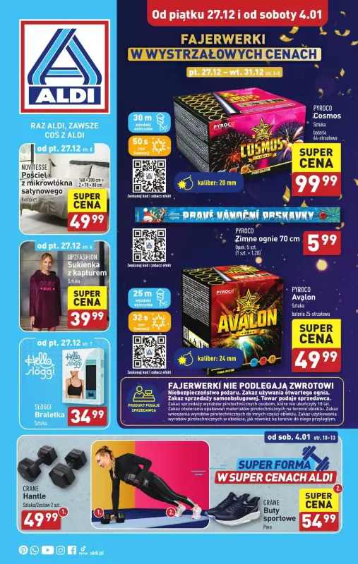 Aldi - gazetka promocyjna Aldi ma to coś! od piątku 27.12 do soboty 04.01