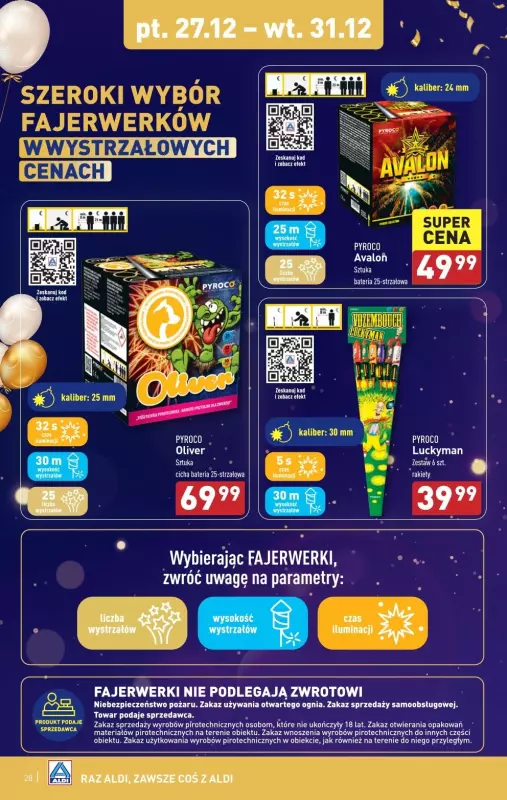 Aldi - gazetka promocyjna Pełny katalog! od piątku 27.12 do soboty 04.01 - strona 28