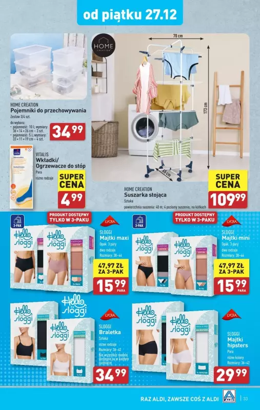 Aldi - gazetka promocyjna Pełny katalog! od piątku 27.12 do soboty 04.01 - strona 33