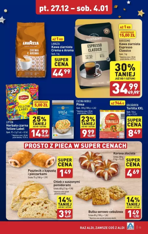 Aldi - gazetka promocyjna Pełny katalog! od piątku 27.12 do soboty 04.01 - strona 13