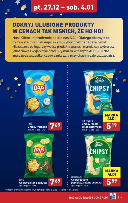 Aldi - gazetka promocyjna Pełny katalog! od piątku 27.12 do soboty 04.01 - strona 17