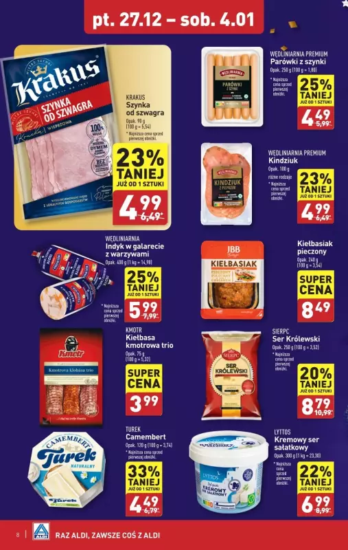 Aldi - gazetka promocyjna Pełny katalog! od piątku 27.12 do soboty 04.01 - strona 8