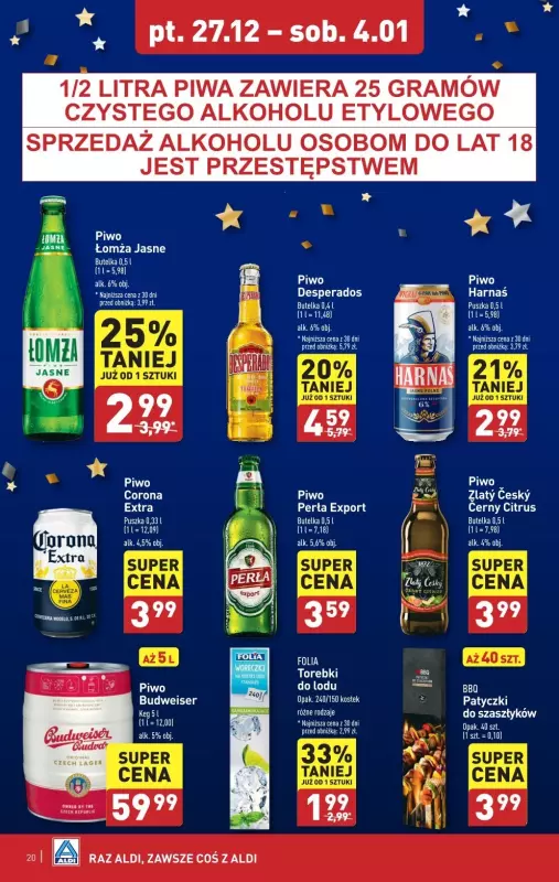 Aldi - gazetka promocyjna Pełny katalog! od piątku 27.12 do soboty 04.01 - strona 20