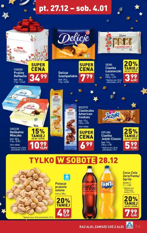 Aldi - gazetka promocyjna Pełny katalog! od piątku 27.12 do soboty 04.01 - strona 15