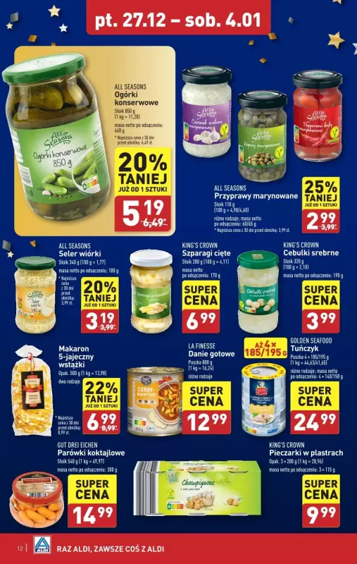 Aldi - gazetka promocyjna Pełny katalog! od piątku 27.12 do soboty 04.01 - strona 12