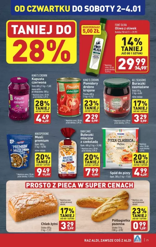 Aldi - gazetka promocyjna Pełny katalog! od piątku 27.12 do soboty 04.01 - strona 25