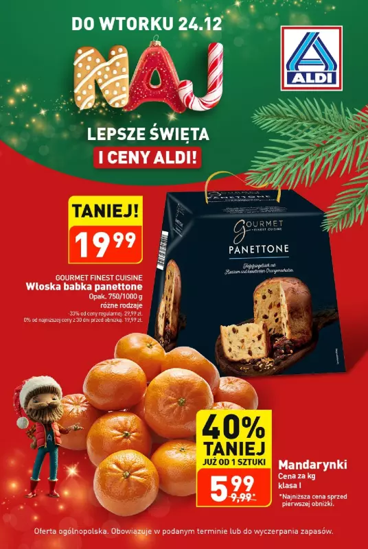 Aldi - gazetka promocyjna Najlepsze święta i ceny Aldi! od czwartku 19.12 do wtorku 24.12 - strona 2